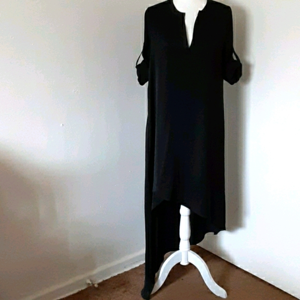BCBGMAXAZRIA Eddie Black Asymmetrical Dress - Picture 12 of 16
